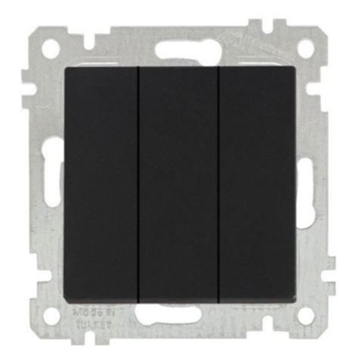 RİTA MEK TUŞ ÜÇLÜ ANAHTAR (VİDALI) SİYAH 1